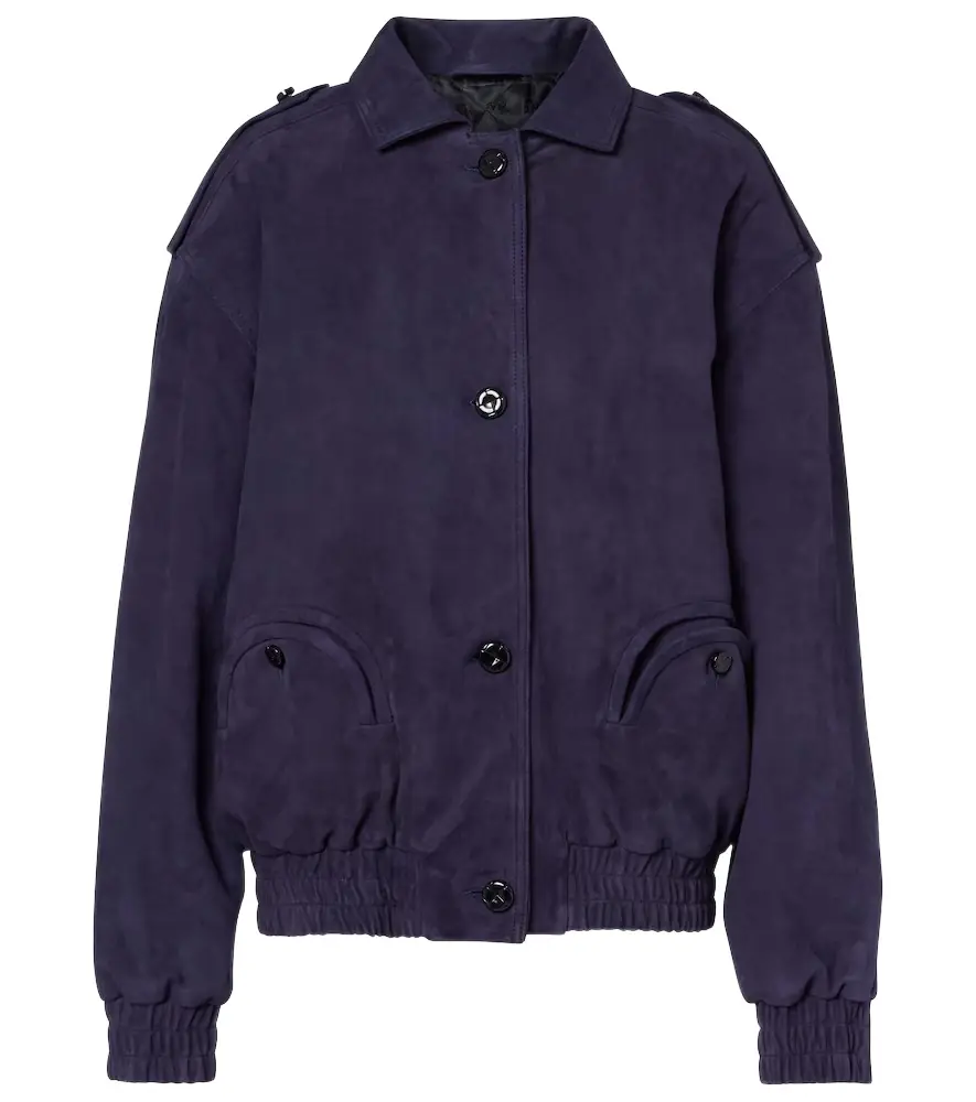 Blaze Milano Blazé Milano Viva Charlie suede bomber jacket