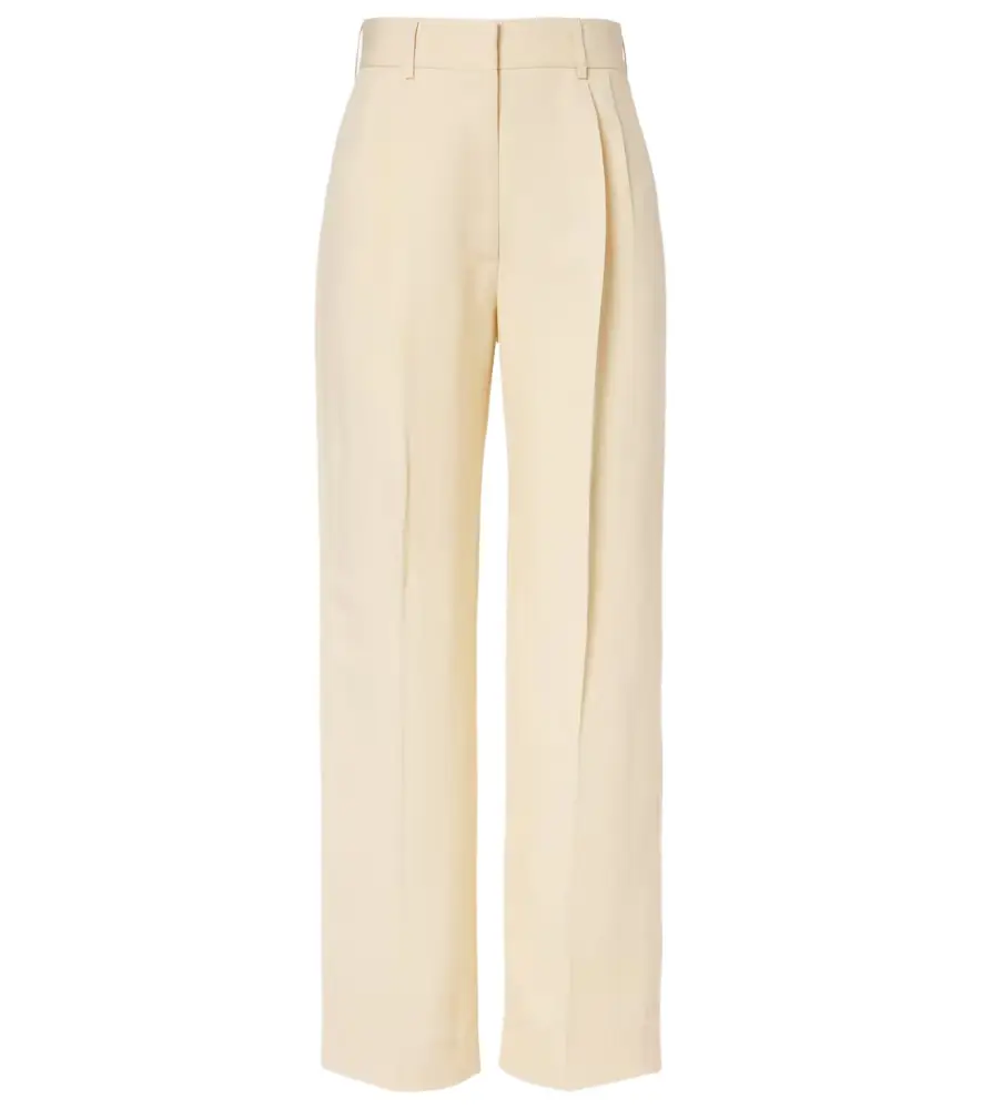 Blaze Milano Blazé Milano Fox linen and silk straight pants