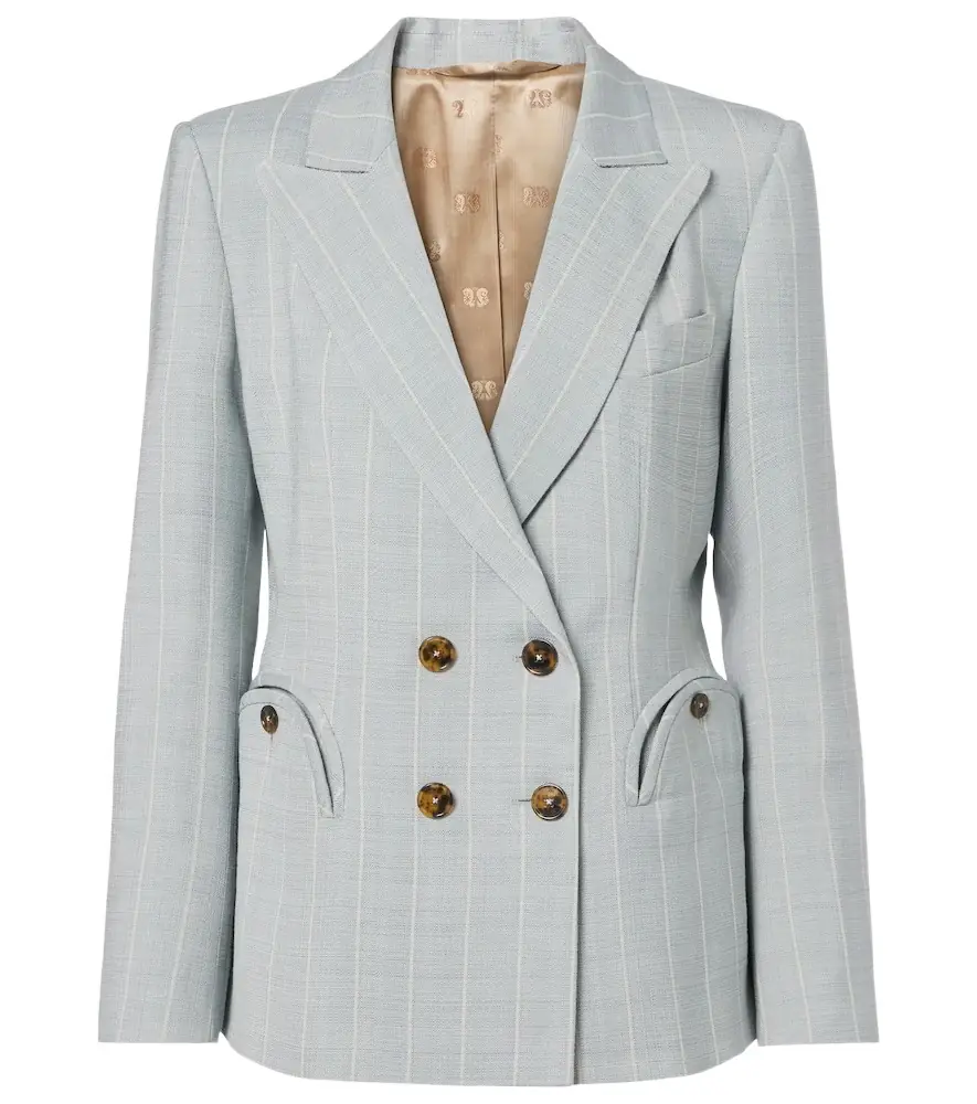 Blaze Milano Blazé Milano After You Charmer pinstripe double-breasted blazer