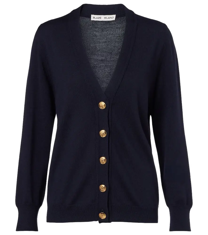 Blaze Milano Blazé Milano Wool, silk, and cashmere cardigan
