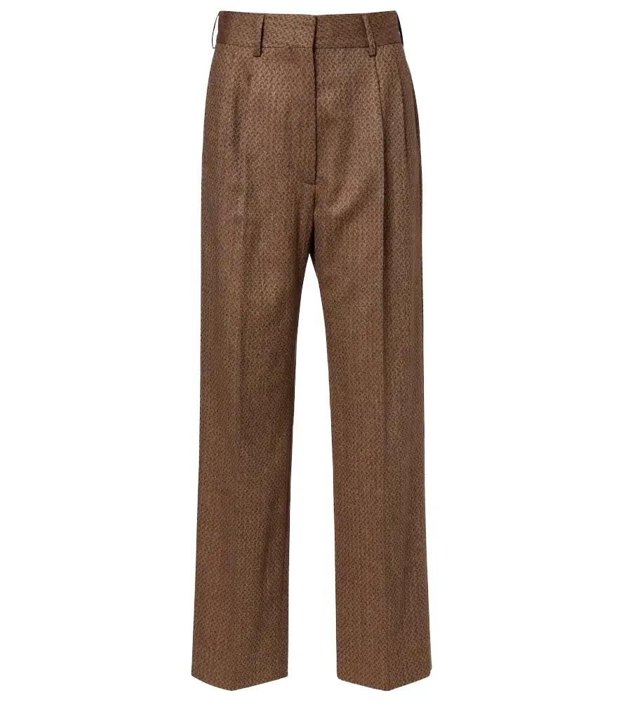 Blaze Milano Blazé Milano Amel silk and wool wide-leg pants