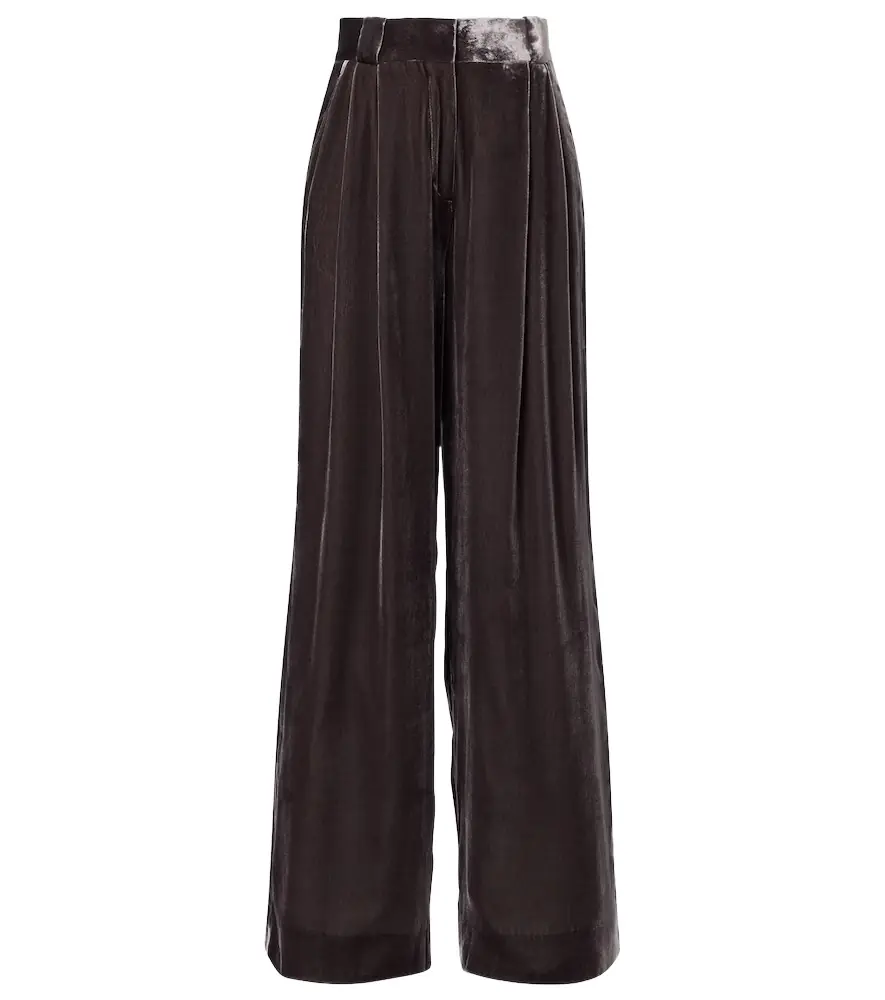 Blaze Milano Blazé Milano Husi velvet wide-leg pants