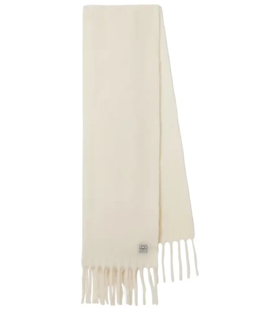 Toteme Alpaca and wool-blend scarf