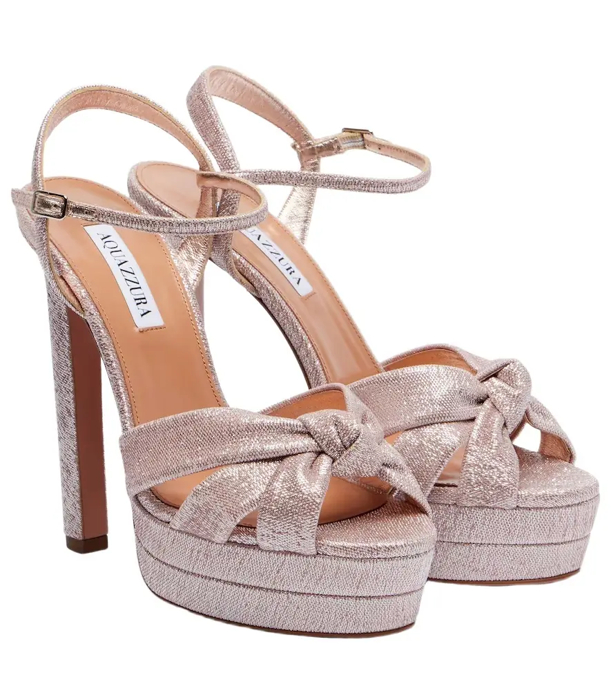 Aquazzura Nina 130 platform sandals