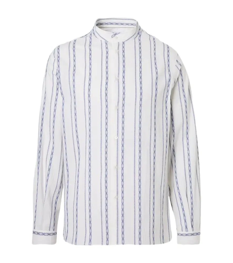 Brunello Cucinelli Striped cotton shirt