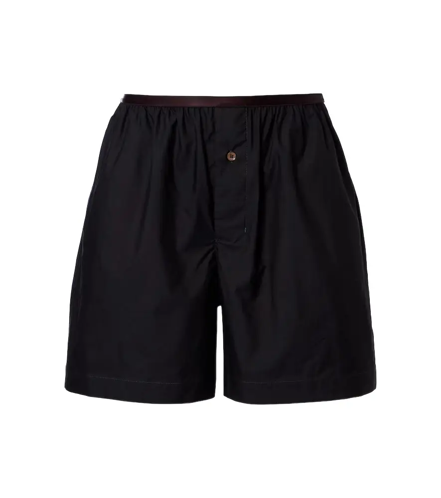 Lemaire Cotton and silk shorts