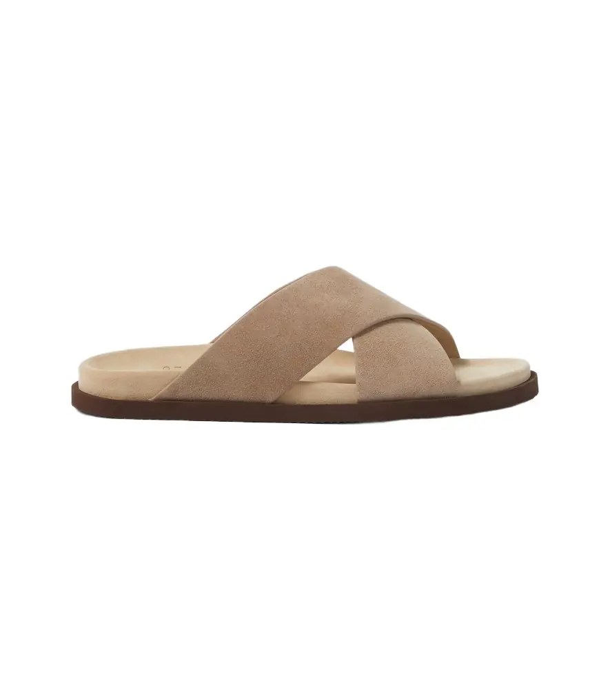 Brunello Cucinelli Suede slides