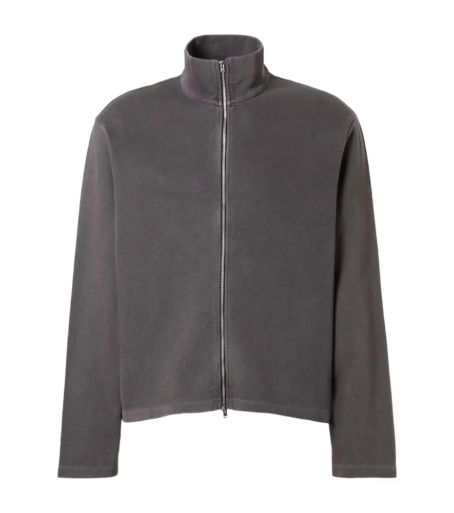 Our Legacy Shrunken cotton zip-up sweatshirt