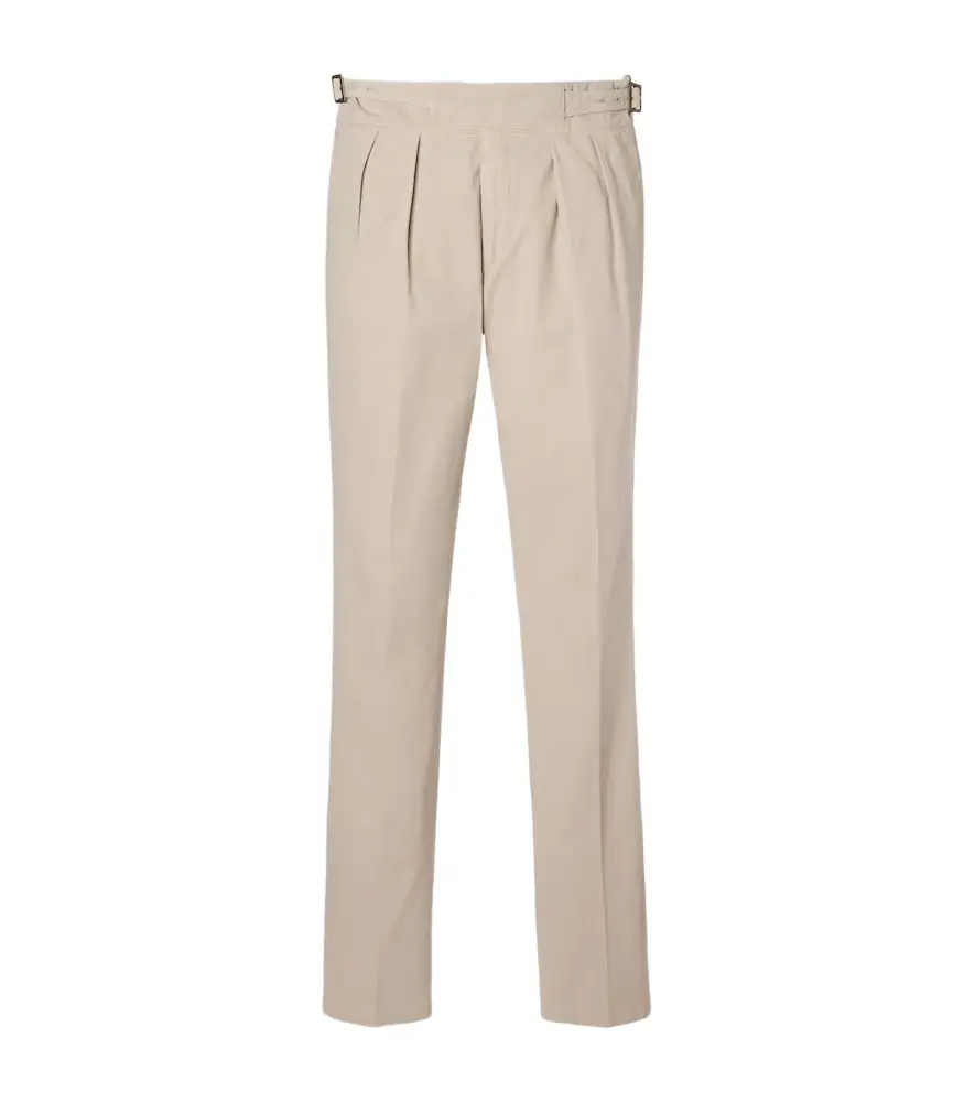 Rubinacci Manny cotton twill tapered pants