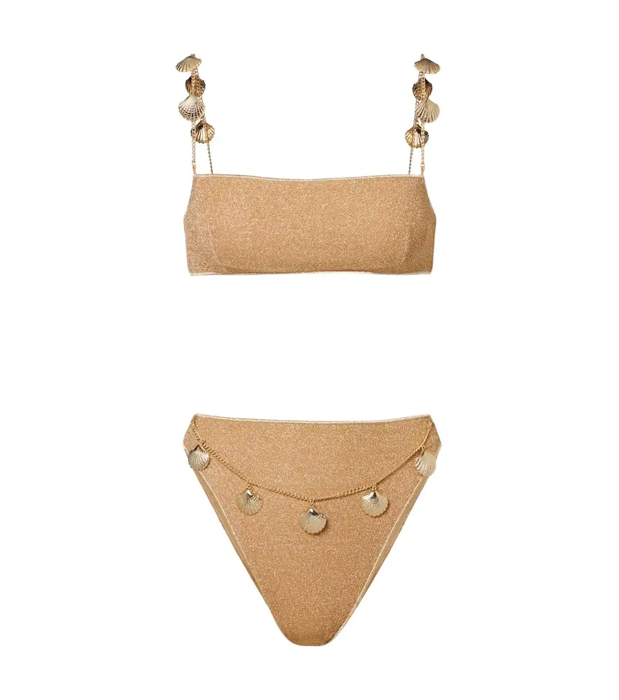 Oseree Oséree Lumière embellished bikini