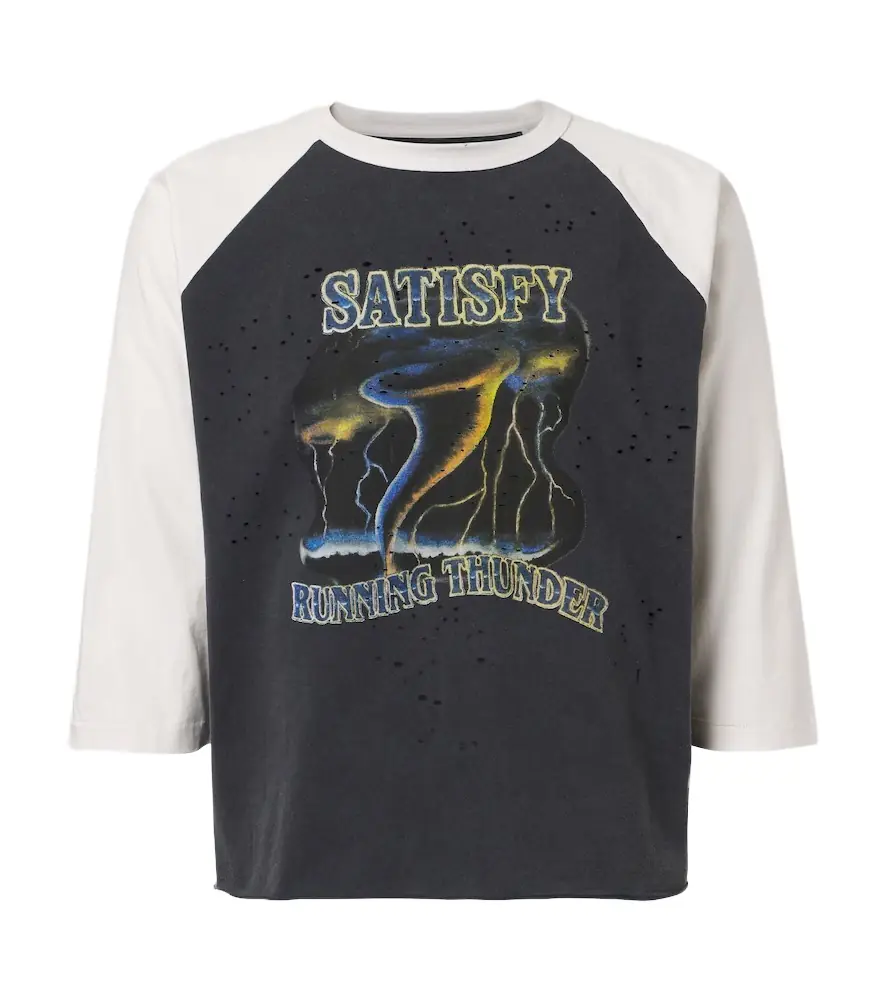 Satisfy othTech printed cotton T-shirt