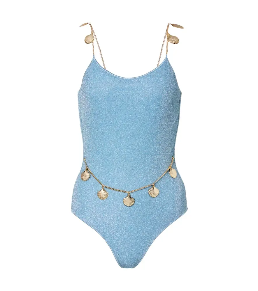Oseree Oséree Lumière embellished swimsuit