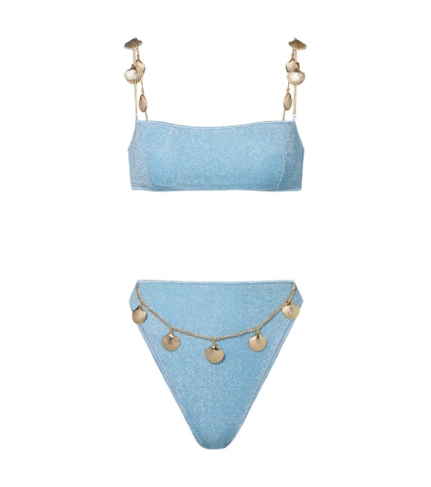 Oseree Oséree Lumière embellished bikini