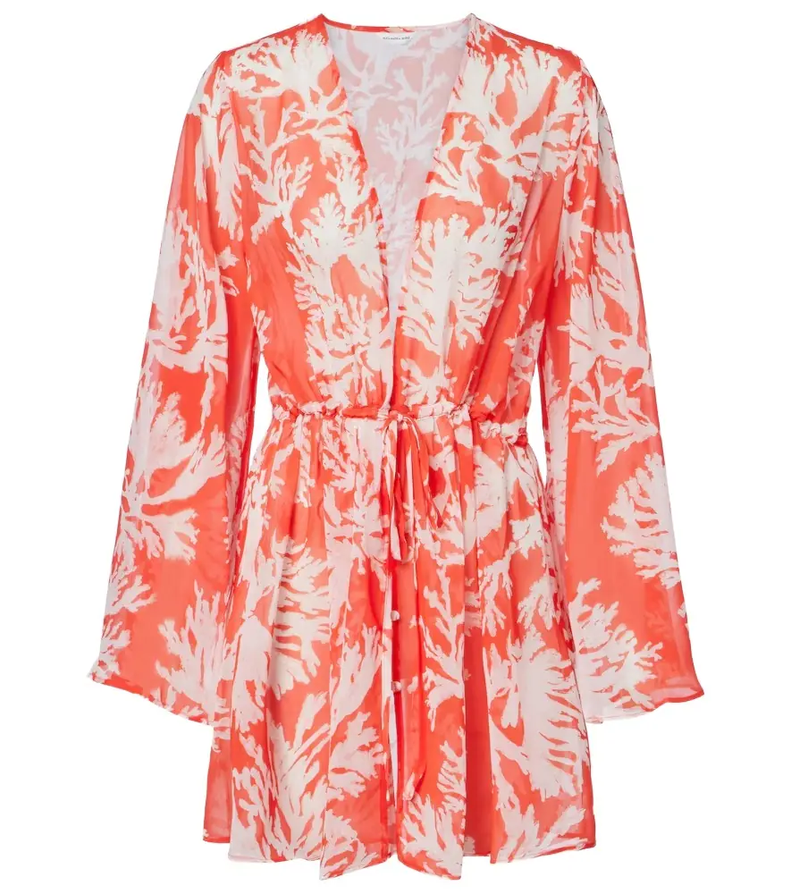 Alexandra Miro Chloe floral georgette kaftan