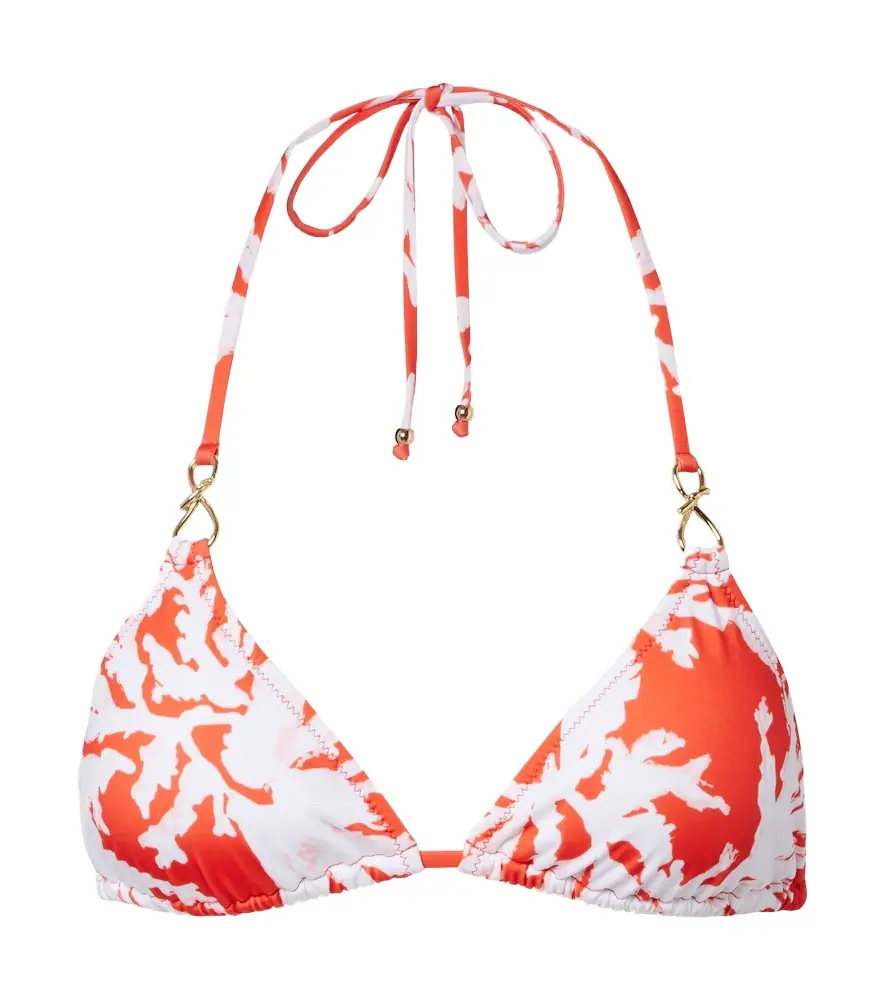 Alexandra Miro Leoni printed bikini top
