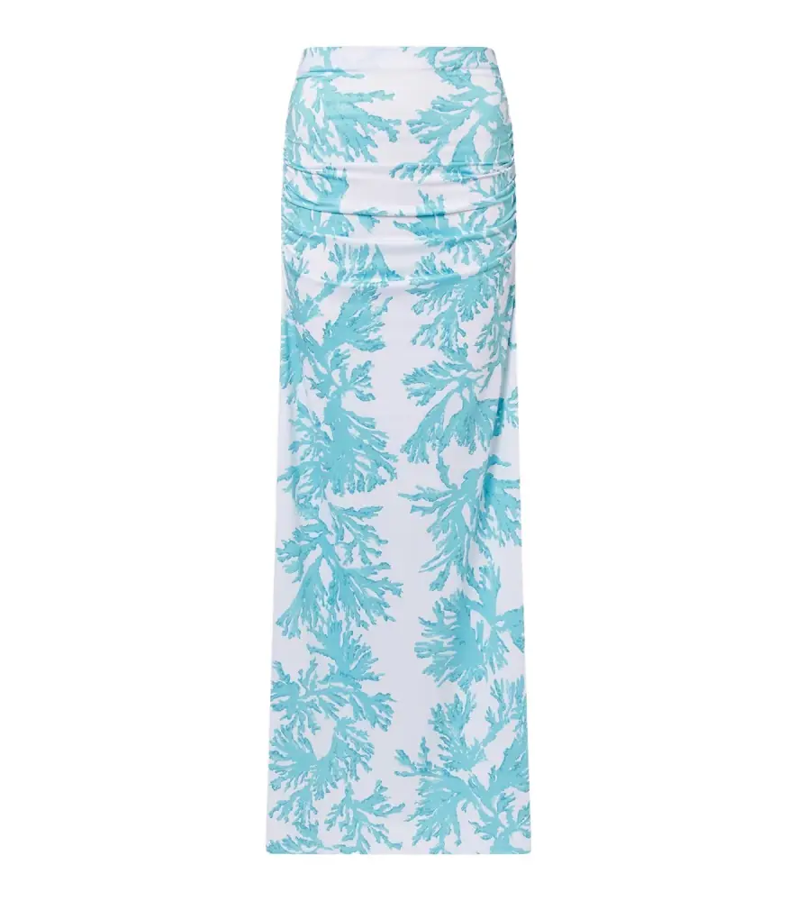 Alexandra Miro Gia printed jersey maxi skirt
