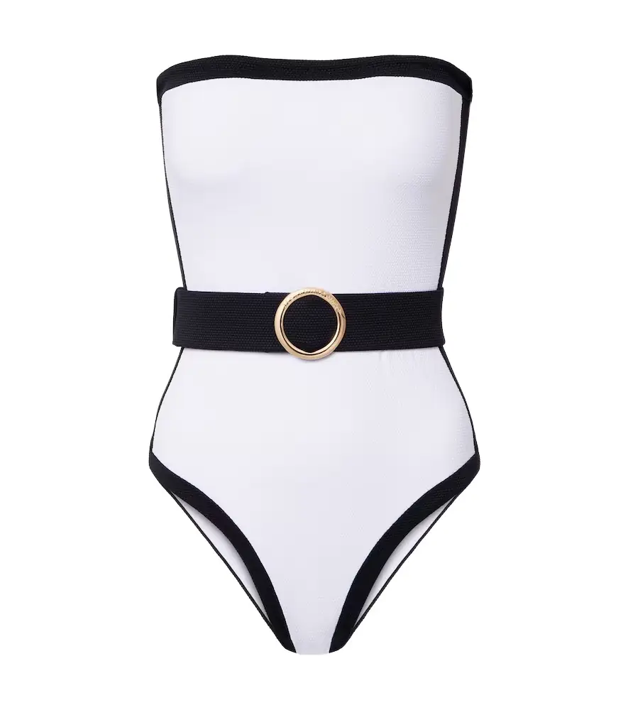 Alexandra Miro Whitney belted swimsuit