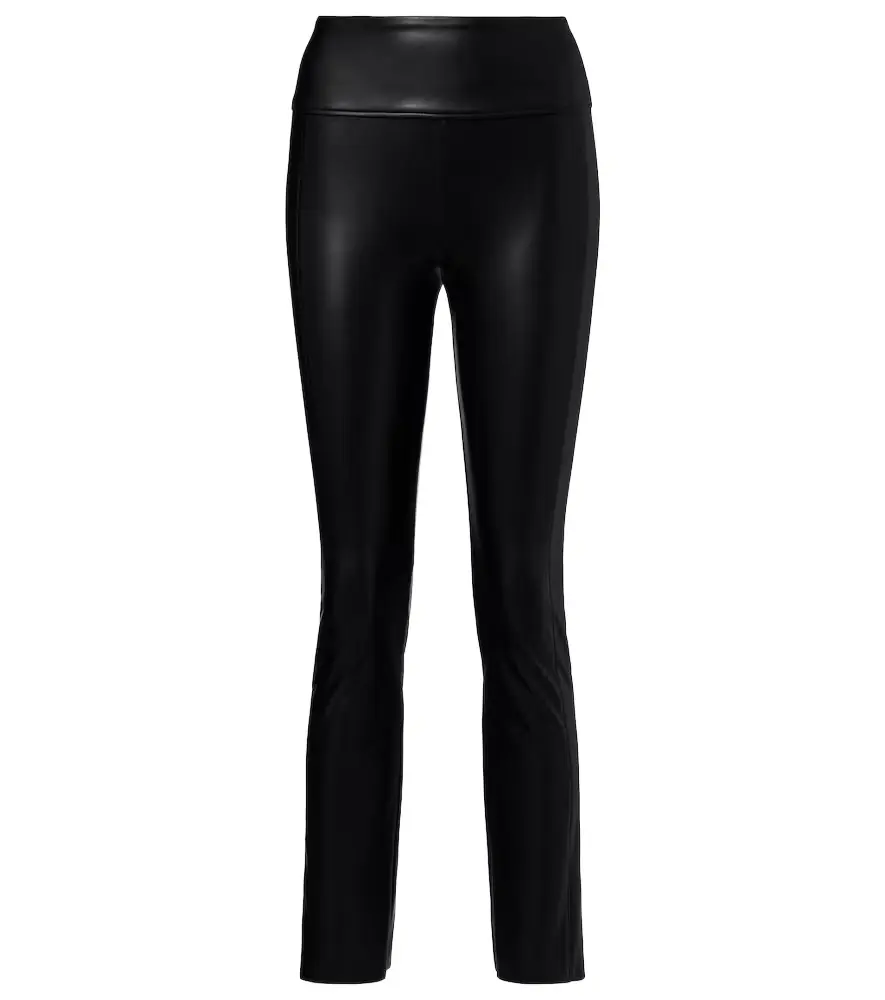 Wolford Edie coated cropped slim pants