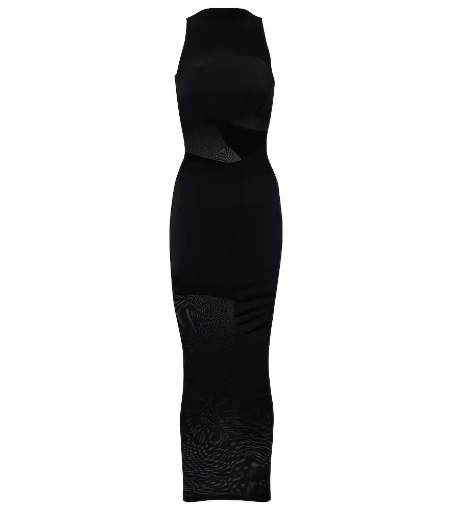 Wolford Shade paneled midi dress
