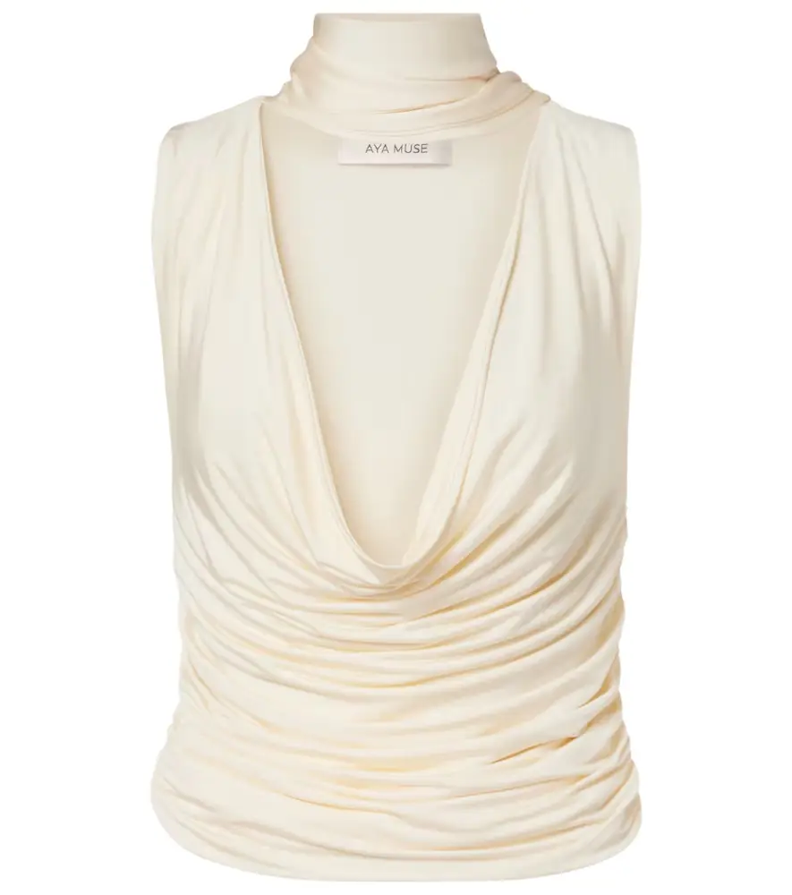 Aya Muse Brise draped top