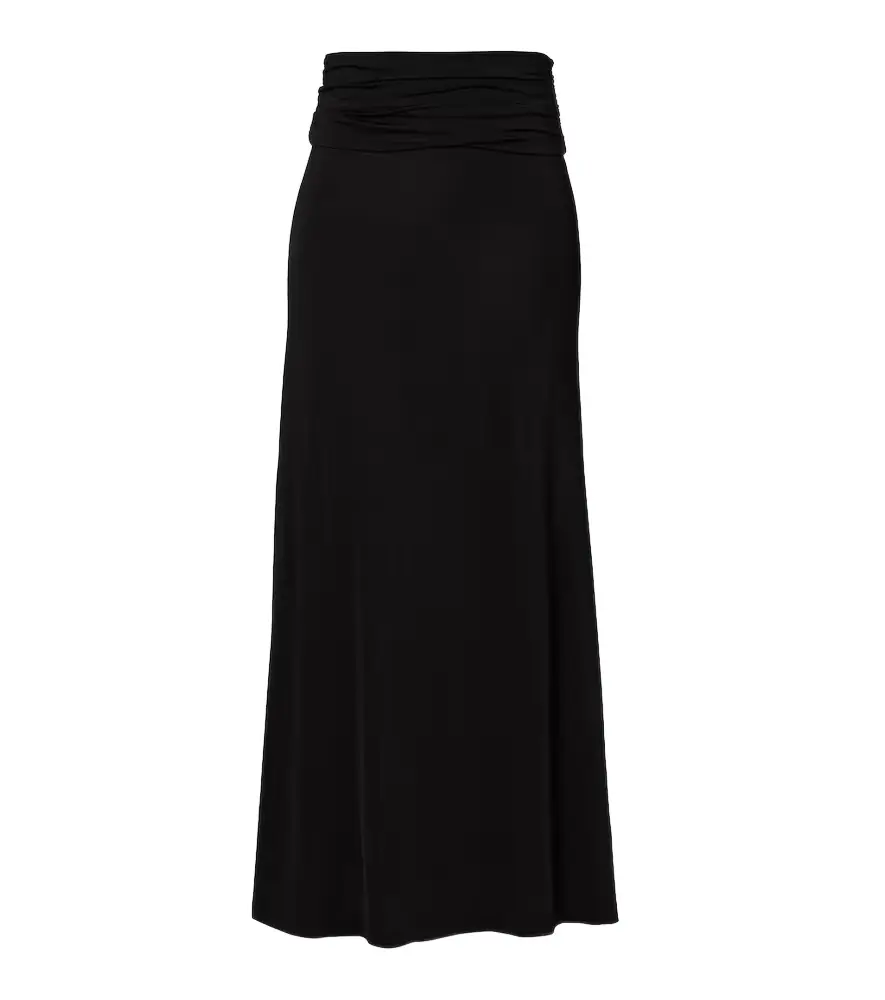 Aya Muse Freya draped maxi skirt
