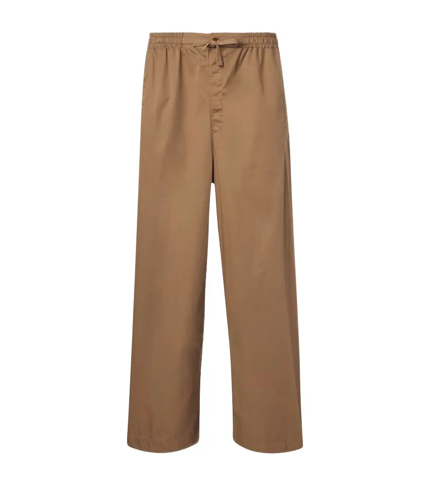 Lemaire Cotton twill wide-leg pants