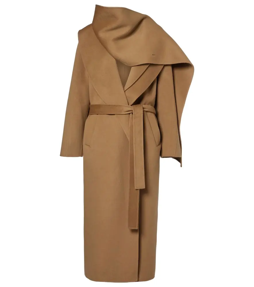 Rohe Róhe Scarf-detail wool and cashmere wrap coat