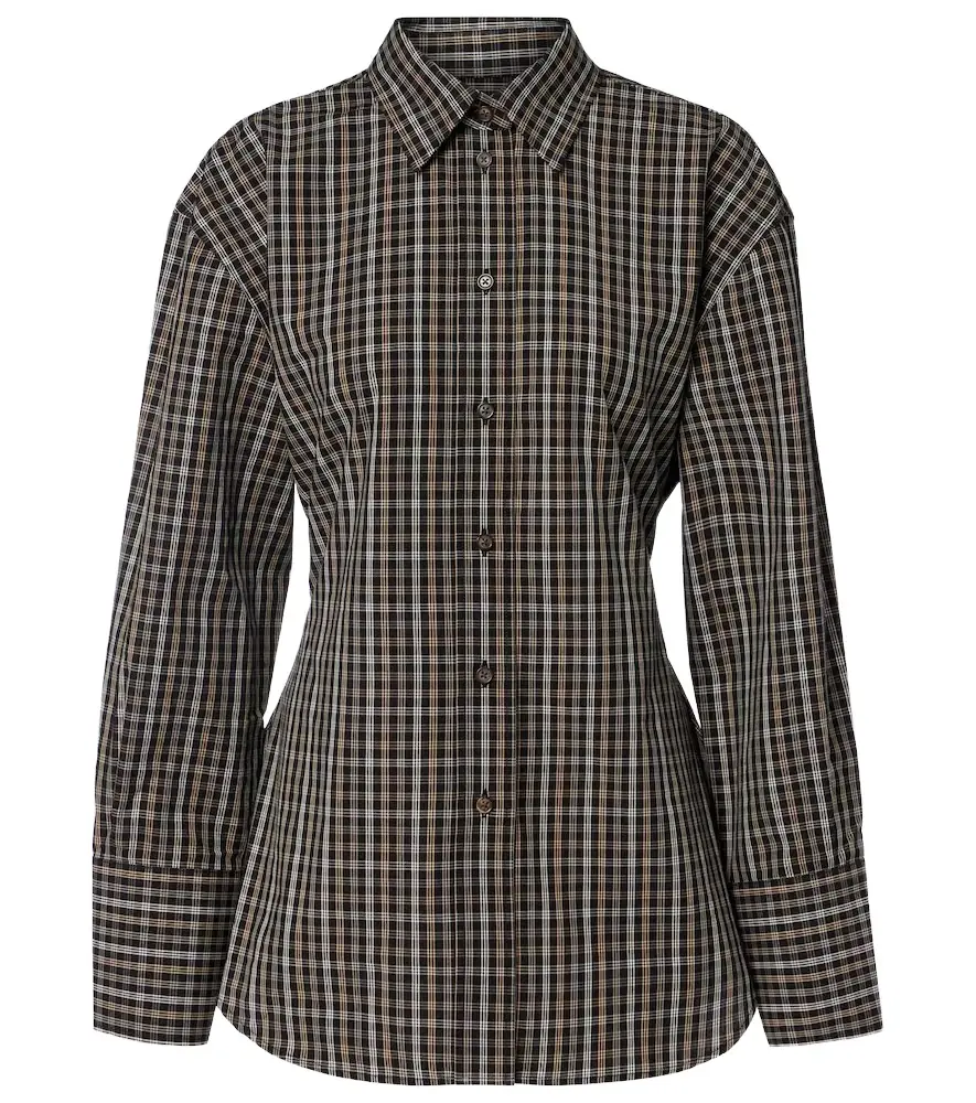 Rohe Róhe Checked cotton shirt
