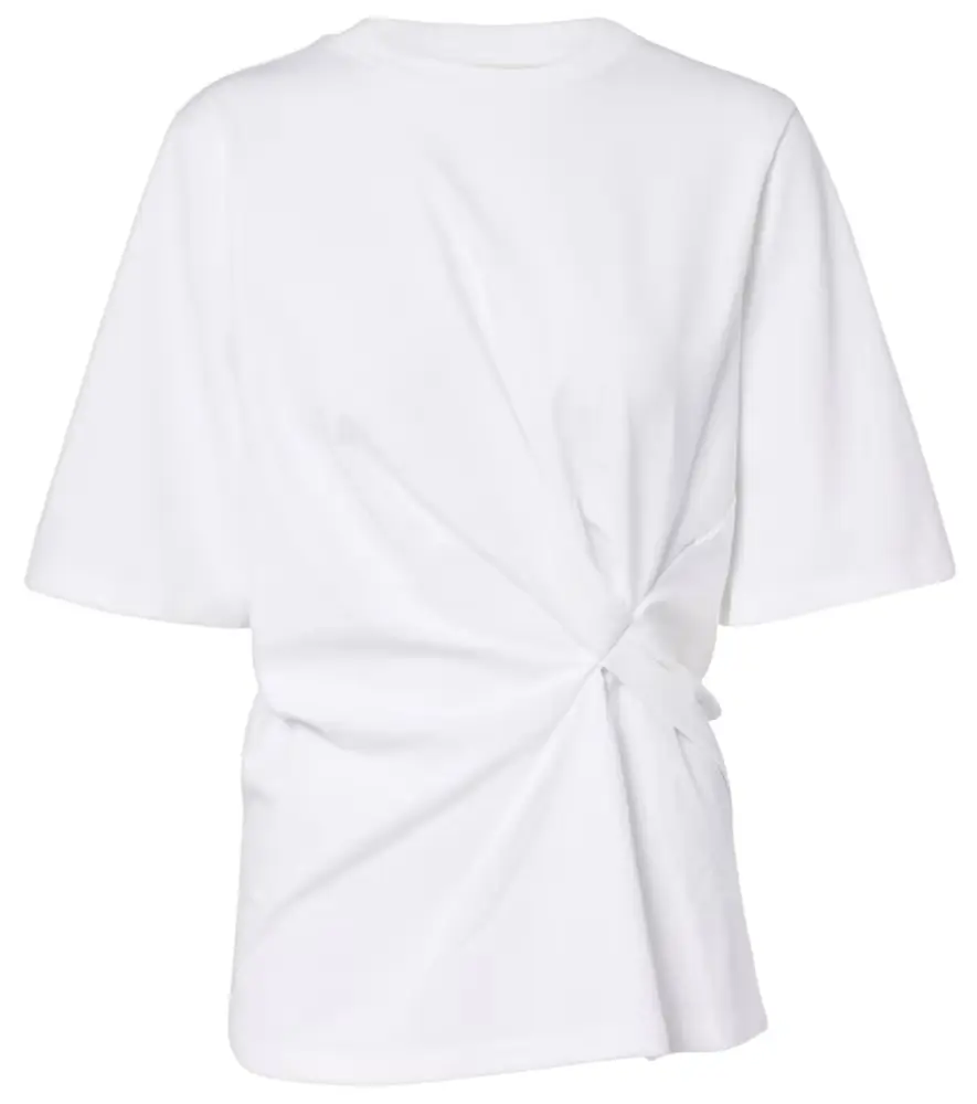 Rohe Róhe Gathered cotton T-shirt