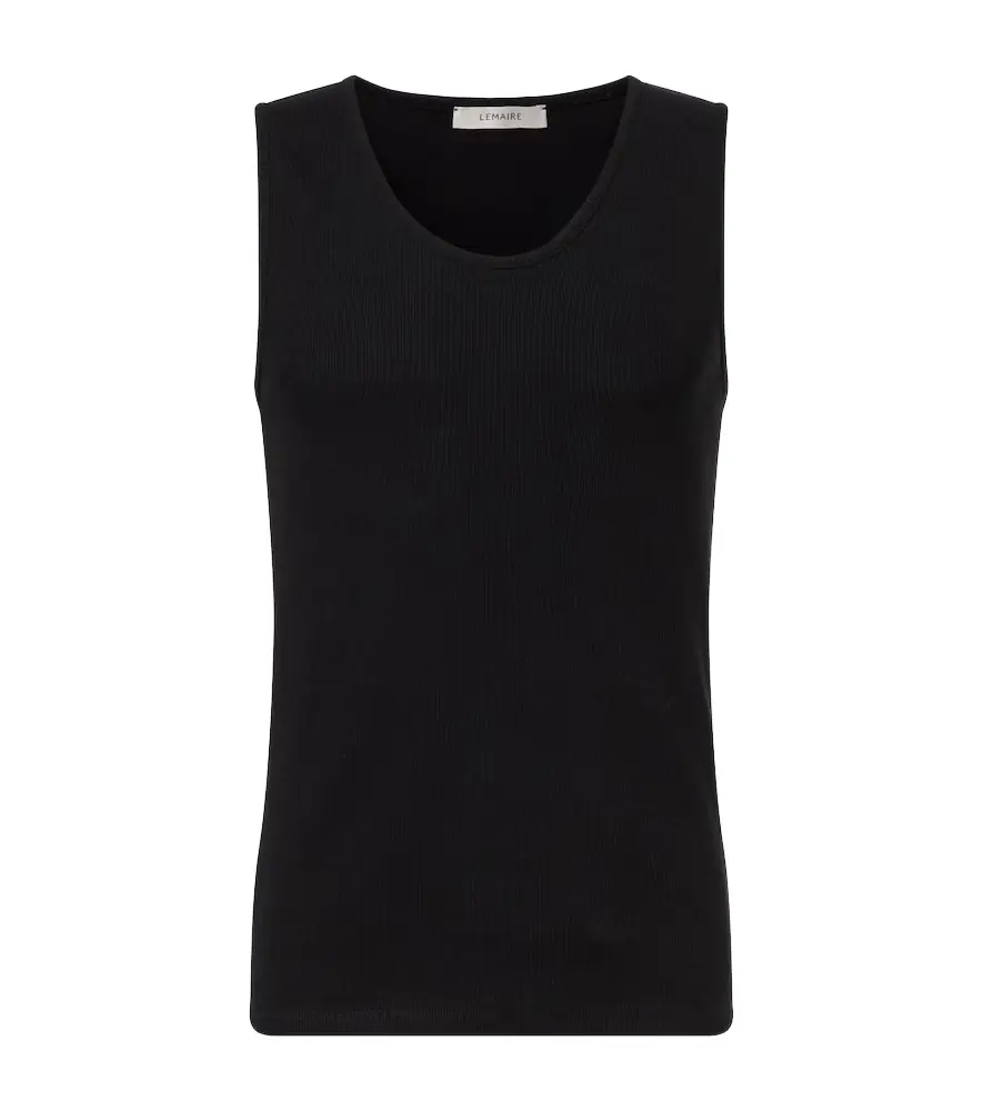 Lemaire Cotton and linen tank top