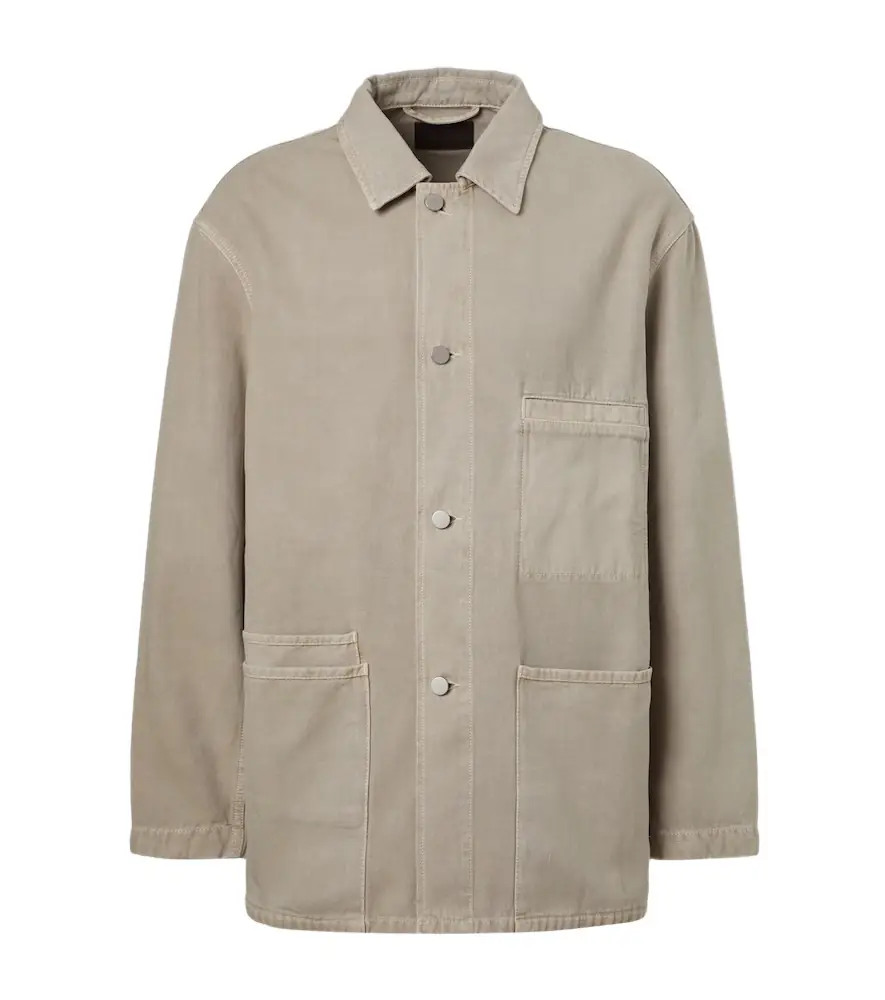 Lemaire Oversized cotton twill overshirt