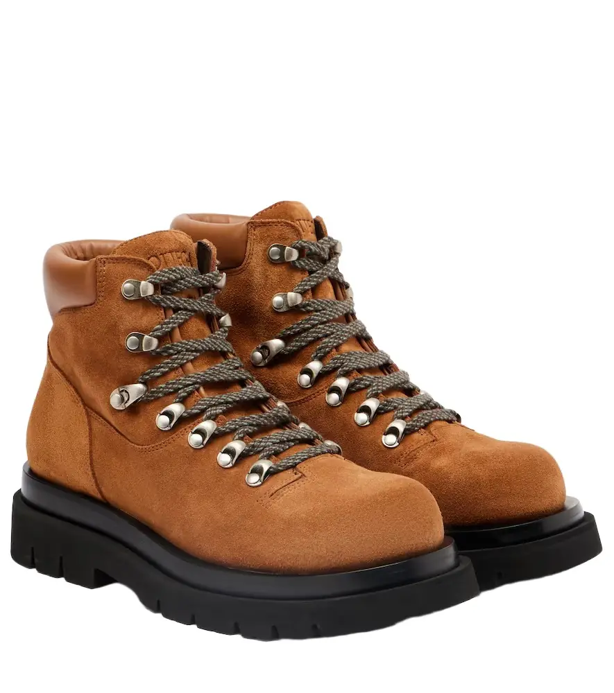 Bottega Veneta Suede lace-up boots