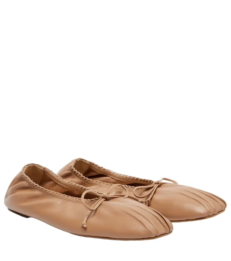 Magda Butrym Leather ballet flats