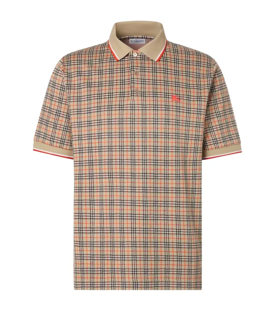 Burberry Check polo shirt