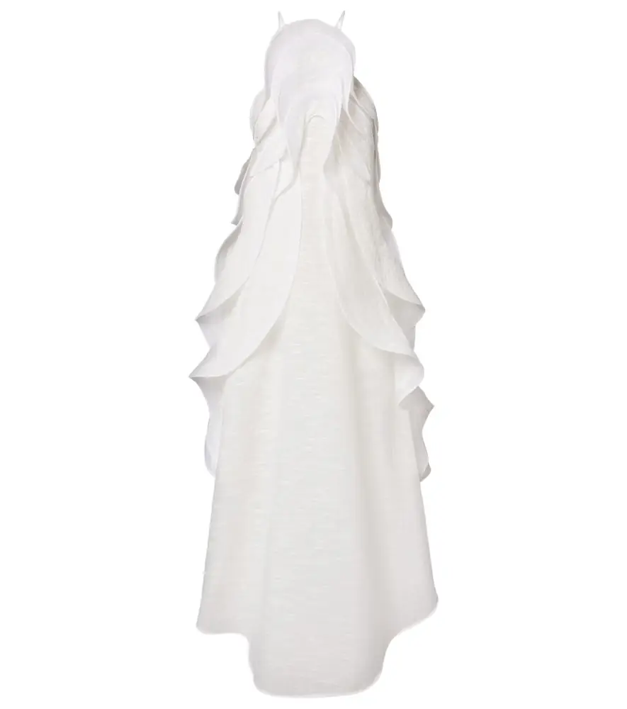 Maticevski Délice Wave ruffled maxi dress