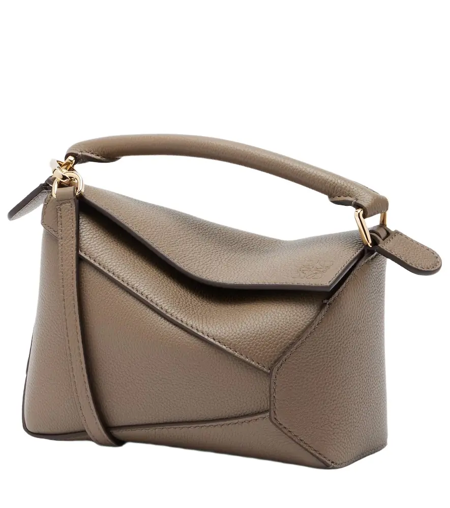 Loewe Puzzle Edge Mini leather top-handle bag