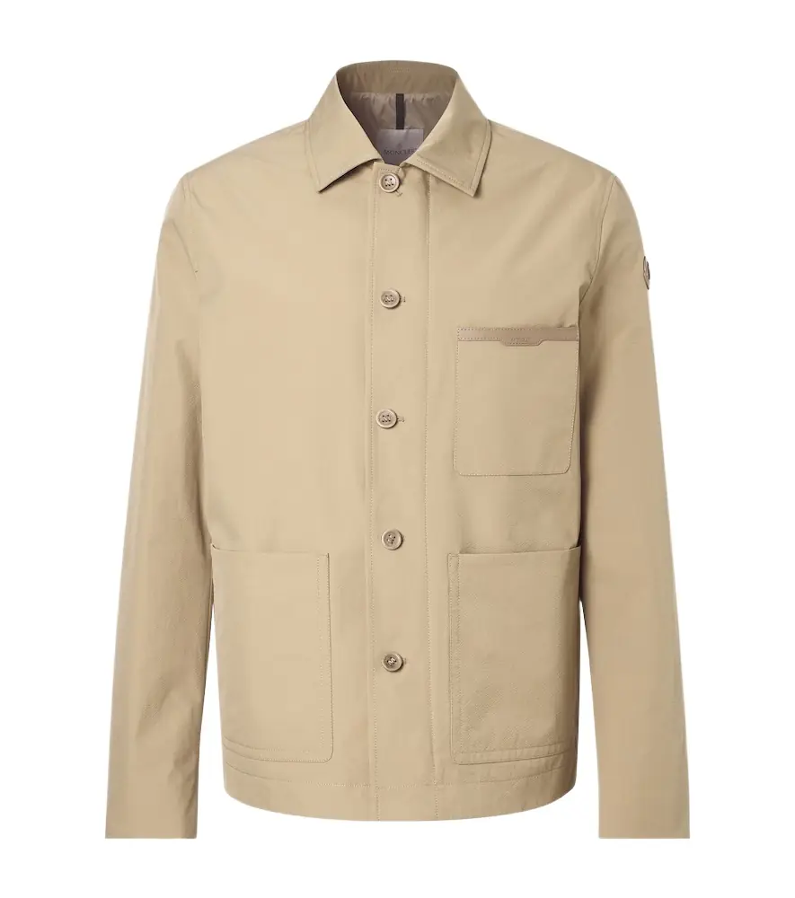 Moncler Nanav seersucker overshirt