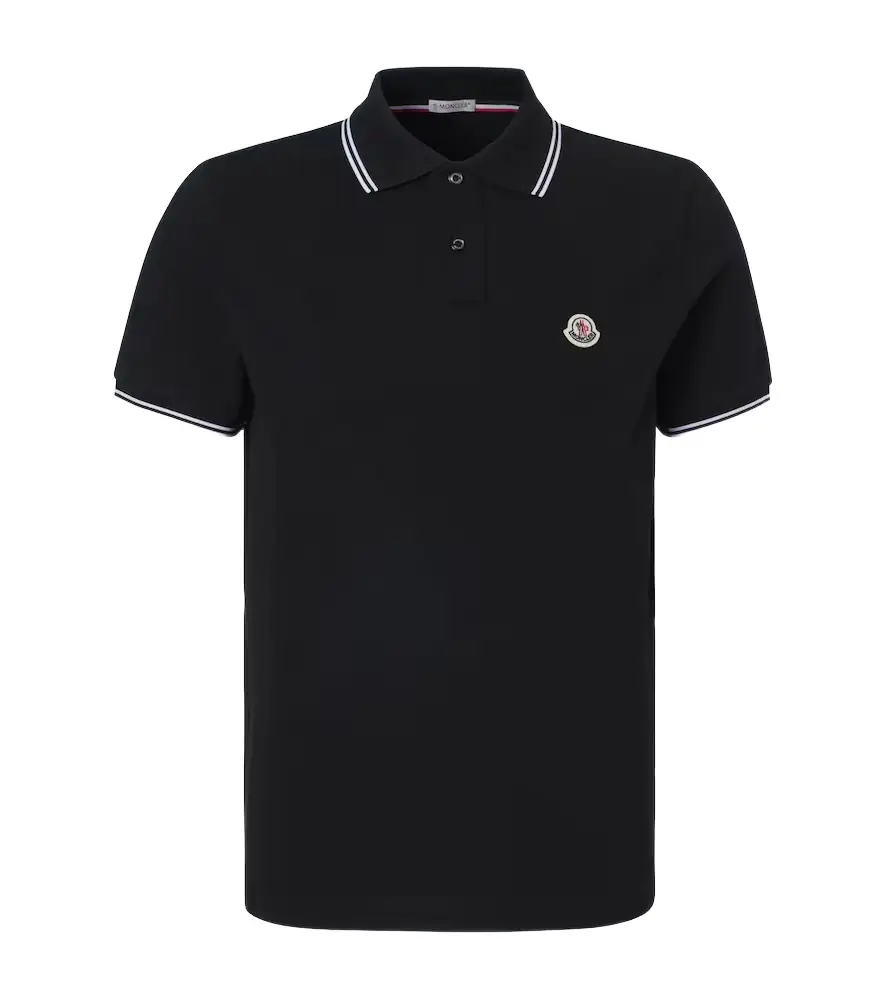 Moncler Cotton piqué polo shirt