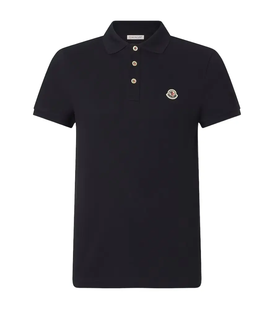Moncler Cotton piqué polo shirt