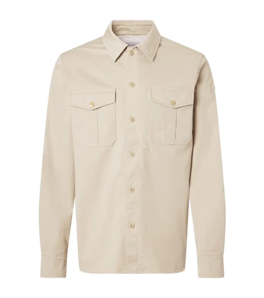 Moncler Cotton gabardine shirt