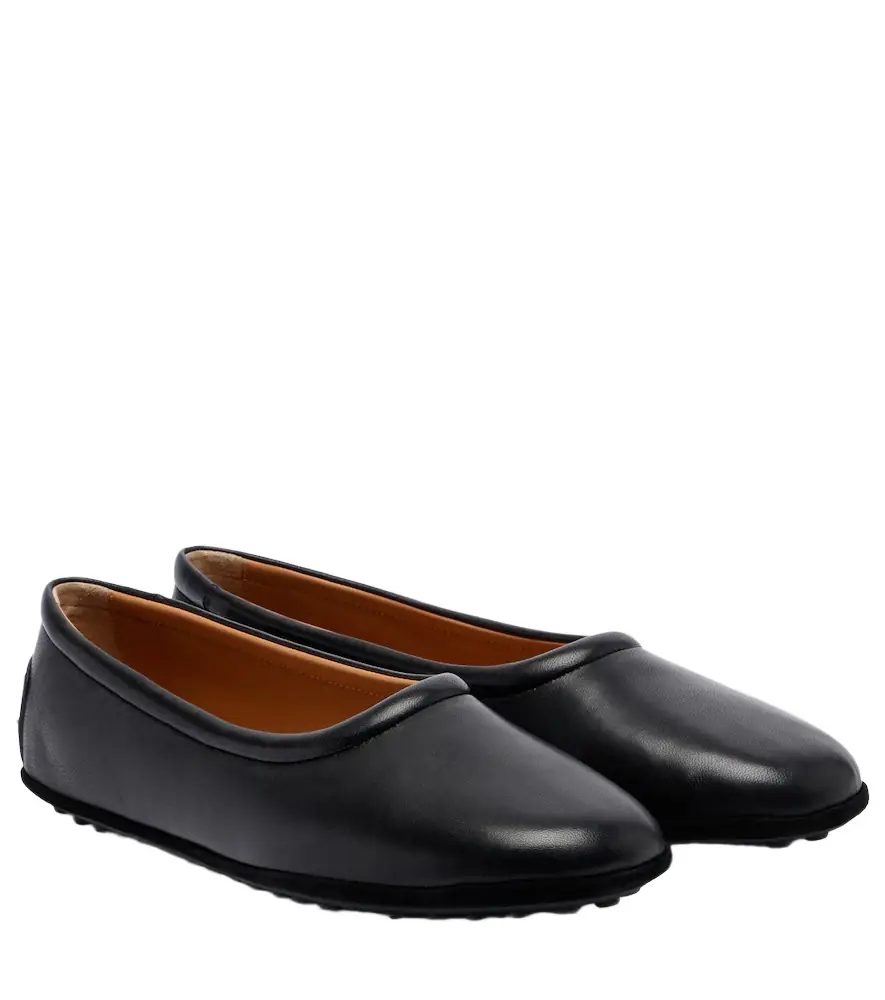 Tod's Studded leather ballet flats