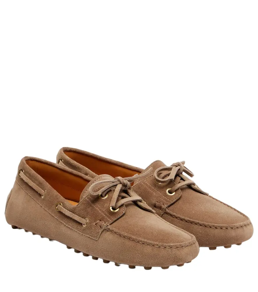 Tod's Suede boat shoes