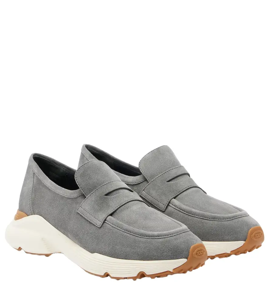 Tod's Suede penny loafers