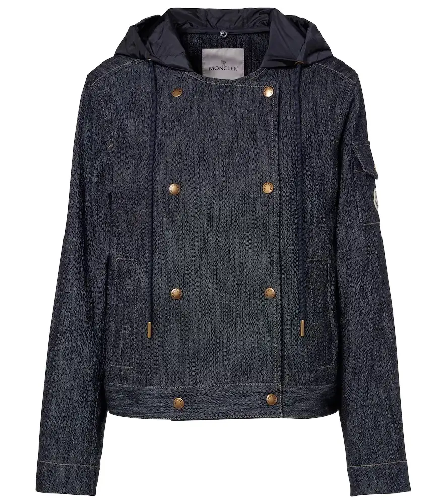Moncler Diervilla double-breasted denim jacket