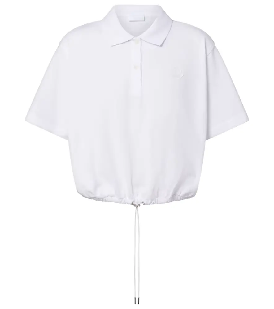 Moncler Cotton piqué polo shirt