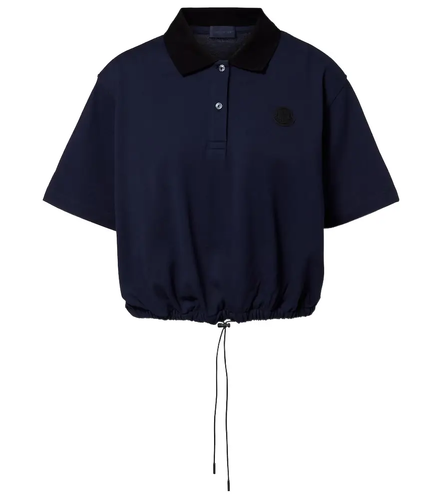 Moncler Cotton piqué polo shirt