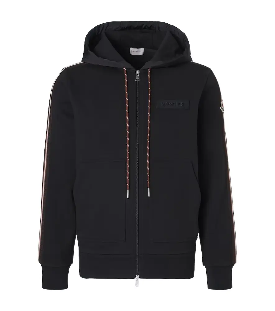 Moncler Cotton zip-up hoodie