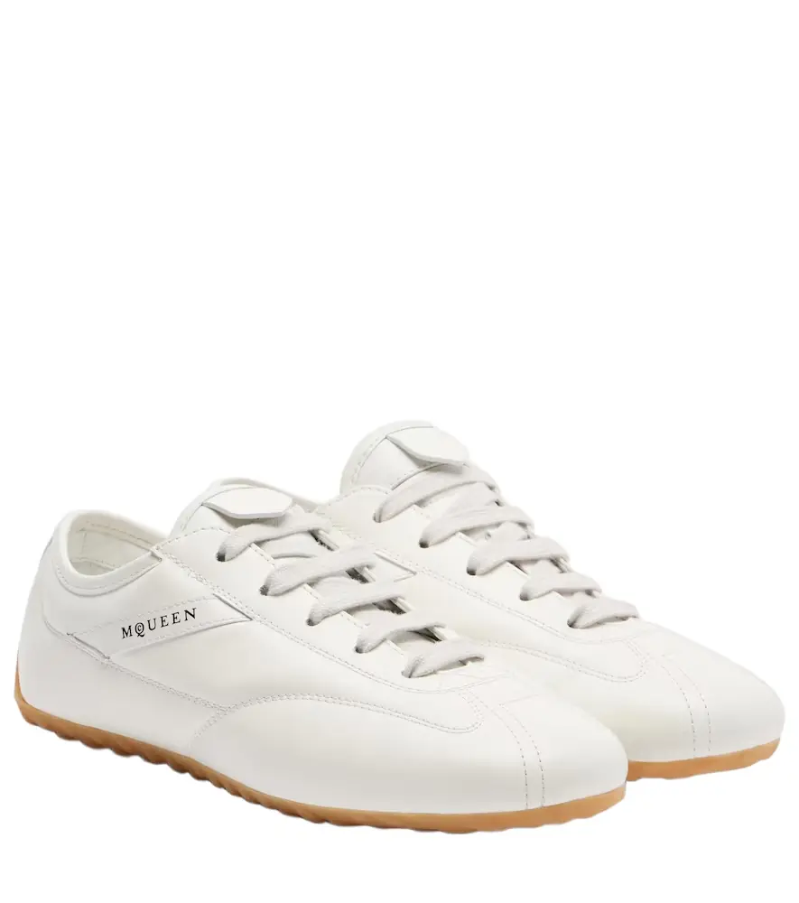 McQueen Boxe leather sneakers