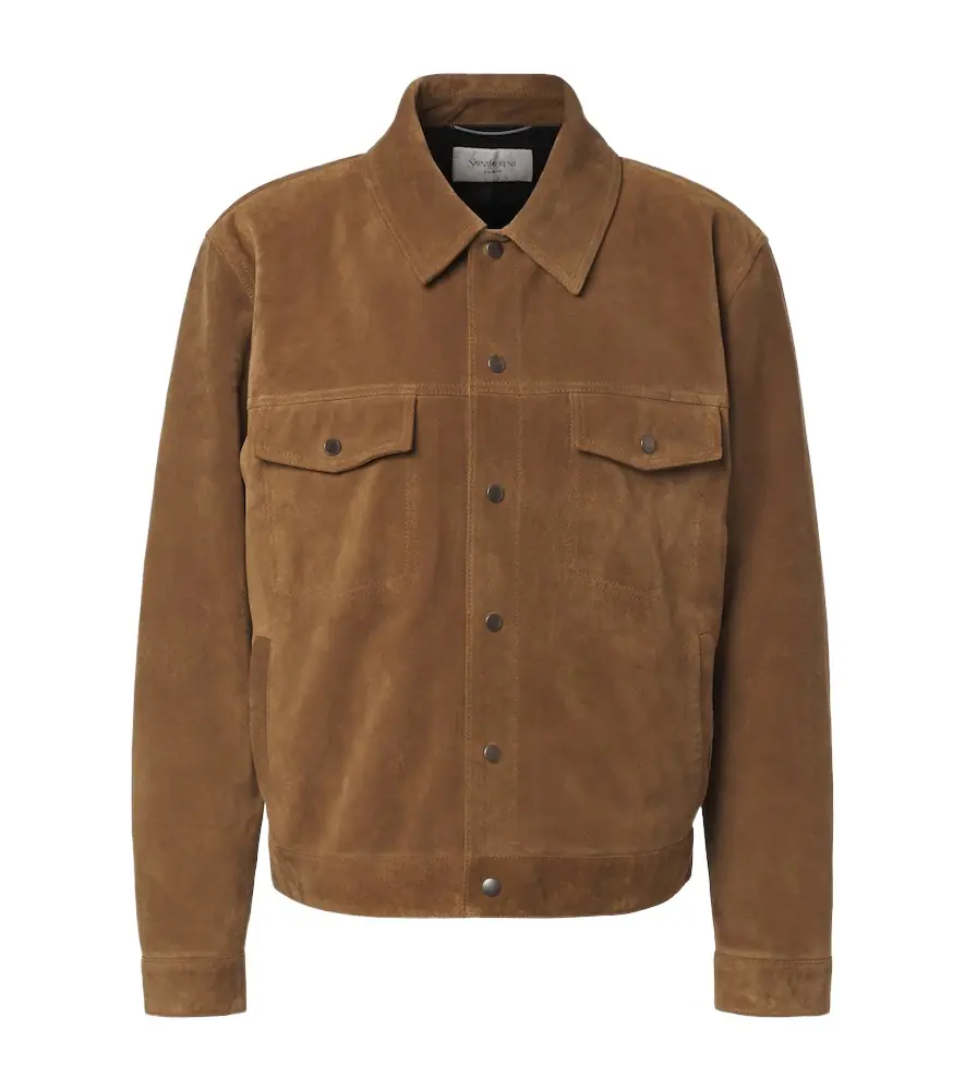 Saint Laurent Suede blouson jacket