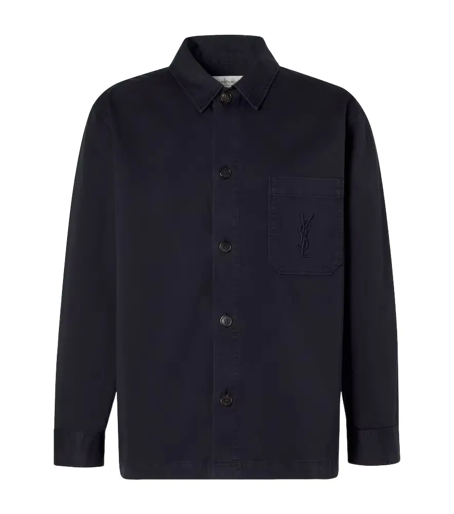 Saint Laurent Cassandre cotton shirt